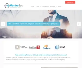 Mantrasys.com(We deliver high) Screenshot