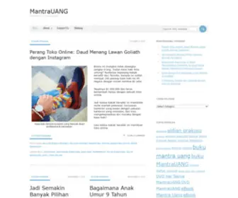 Mantrauang.net(Promo Spesial Buku MantraUANG Dari WordPress Blog) Screenshot