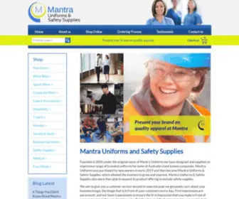 Mantrauniforms.com.au(Hi Vis Work Wear and Uniform Specialists) Screenshot