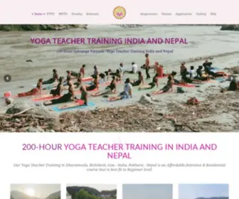 Mantrayogameditation.org(Yoga teacher training Rishikesh India) Screenshot