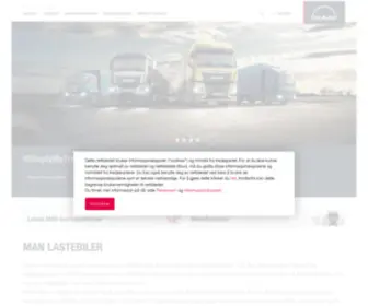 Mantruckandbus.no(Oppdag verden av MAN nyttekjøretøy) Screenshot