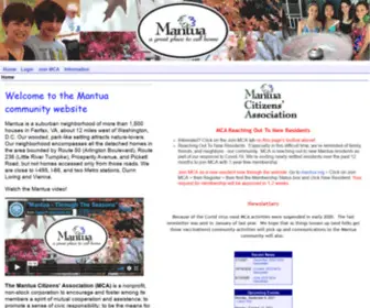 Mantua.org(Mantua Citizens' Association) Screenshot