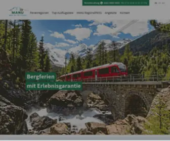 Manu-Touristik.com(Herzlich Willkommen bei Manu Touristik) Screenshot