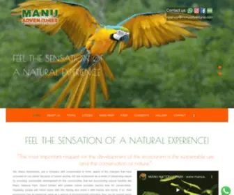 Manuadventures.com(MANU ADVENTURES) Screenshot