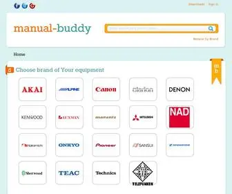 Manual-Buddy.com(PIONEER, TELEFUNKEN, SANSUI, NAKAMICHI, SHERWOOD repair and user manuals) Screenshot