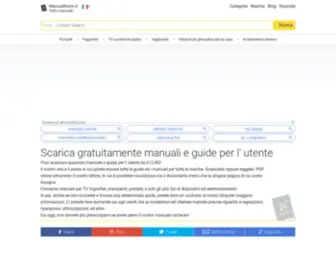 Manualbooms.it(Scarica gratuitamente manuali e guide per l' utente) Screenshot