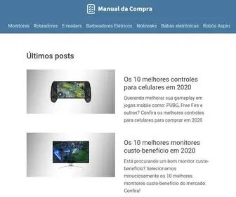 Manualdacompra.com.br(Manual da Compra) Screenshot