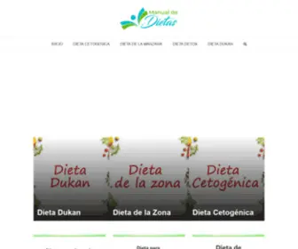 Manualdedietas.com(Manual de Dietas) Screenshot