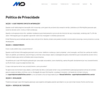 Manualdefinitivo.com.br(POLITICA DE PRIVACIDADE) Screenshot