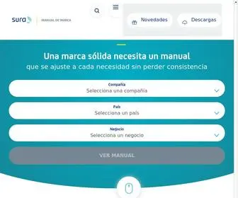 Manualdemarcasura.com(Manual de Marca SURA) Screenshot