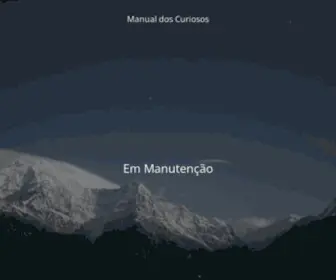 Manualdoscuriosos.com.br(Manualdoscuriosos) Screenshot
