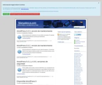 Manuales-E.com(Manuales E) Screenshot