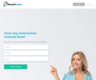 Manualfinders.com(Manual Finders) Screenshot