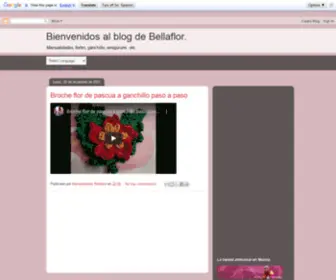 Manualidadesbellaflor.com(Bienvenidos al blog de Bellaflor) Screenshot