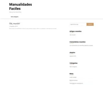 Manualidadesfaciles.net(Mais um site WordPress) Screenshot