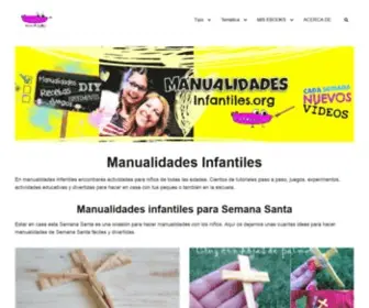 Manualidadesinfantiles.org(Manualidades Infantiles) Screenshot