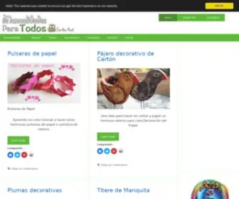 Manualidadesparatodos.net(Con Ana Knoll) Screenshot