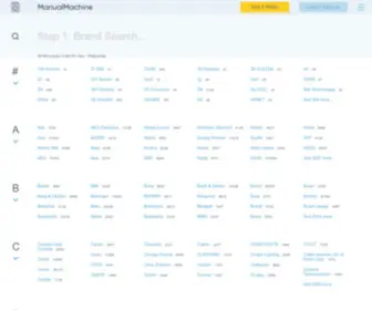 Manualmachine.com(User Manuals and Owners Guides) Screenshot