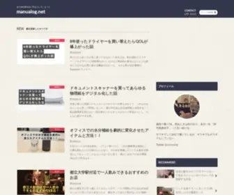 Manualog.net(旅行、食事、ネット、日々) Screenshot