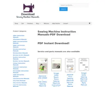ManualsonCD.com(Sewing Machine Manuals) Screenshot