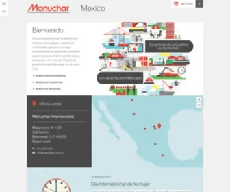 Manuchar.com.mx(Su fuente de servicios) Screenshot