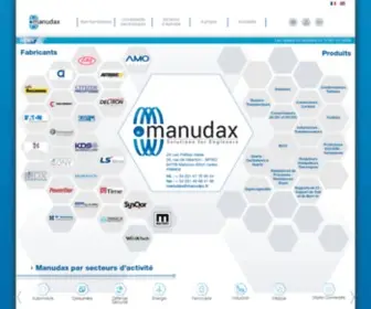 Manudax.fr(Vente de composants électroniques) Screenshot