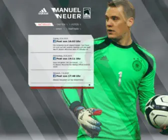 Manuel-Neuer.com(Manuel Neuer) Screenshot