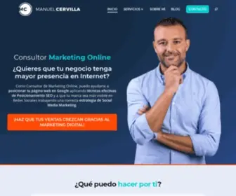 Manuelcervilla.com(Consultor Marketing Online en Alicante) Screenshot
