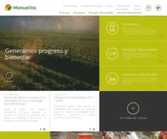 Manuelita.com(Manuelita Manuelita Corporativo) Screenshot