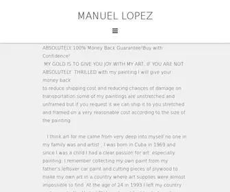 Manuellopez.org(Manuel Lopez Fine Art) Screenshot