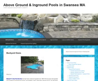 Manuelpandsonpoolservice.com(Backyard Oasis) Screenshot