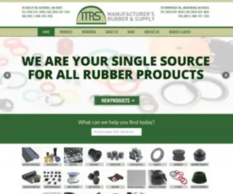 Manuf-Rubber.com(Rubber Gaskets) Screenshot
