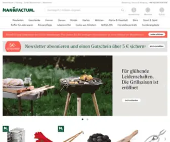 Manufactum.de(Das Warenhaus der guten Dinge) Screenshot