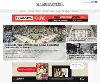 Manufactura.mx(Industria, Automotriz, Alimentos, Bebidas, Energía y más) Screenshot