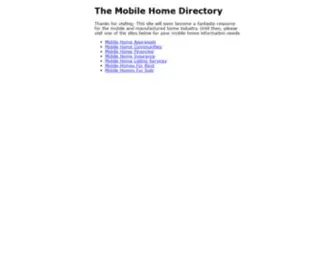 Manufacturedhomefloorplans.com(Mobile Home Directory) Screenshot