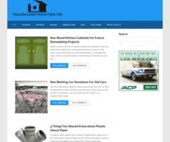 Manufacturedhomepartsinfo.com(Manufactured Home Parts) Screenshot