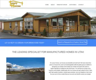 Manufacturedhomesutah.com(Manufactured Homes in Utah) Screenshot