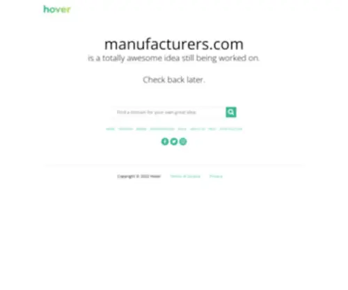 Manufacturers.com(Manufacturers) Screenshot