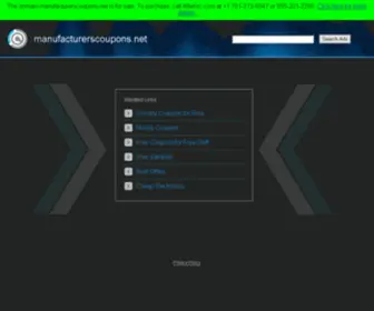 Manufacturerscoupons.net(Manufacturers Coupons...a coupon clipping service) Screenshot