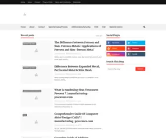 Manufacturing-Processes.com(Manufacturing Process) Screenshot