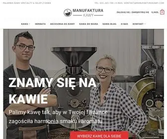 Manufakturakawy.com(Manufaktura Kawy) Screenshot