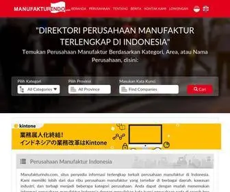 Manufakturindo.com(Daftar Perusahaan Manufaktur Terlengkap di Indonesia) Screenshot