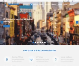 Manuhtech.com(Manuh Technologies) Screenshot