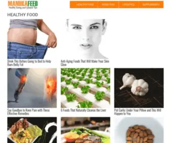 Manukafeed.com(Healthy Eating and Lifestyle Tips) Screenshot