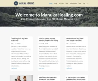 Manukahealing.com(Manuka Healing) Screenshot