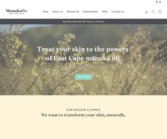 Manukarx.com.au(East Cape Manuka Oil Skincare) Screenshot