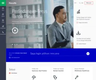 Manulife-Indonesia.com(Manulife Indonesia) Screenshot