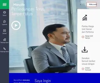 Manulife.co.id(Manulife Indonesia) Screenshot