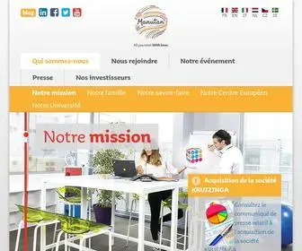 Manutan.com(Notre mission) Screenshot