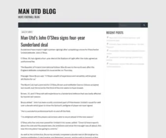 Manutd-Blog.com(Manchester United Unofficial Blog) Screenshot